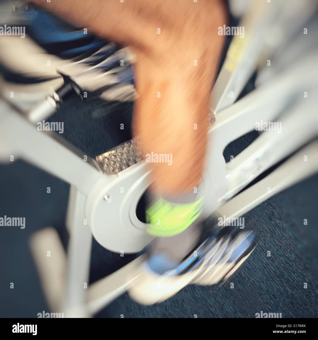 Indoor-cycling Stockfoto