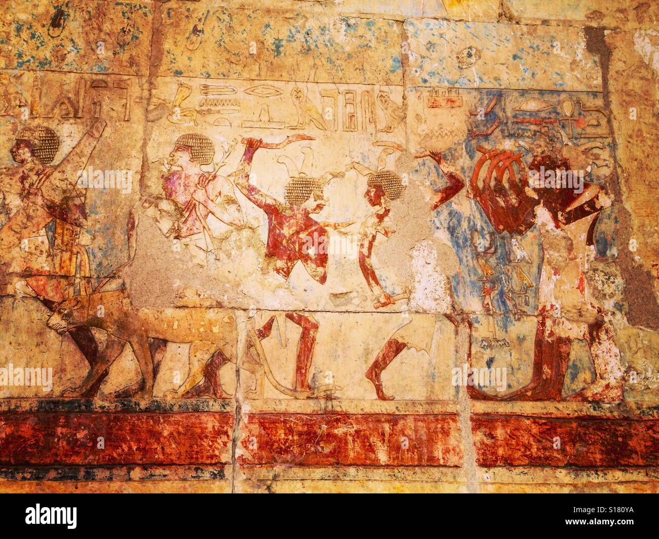 Die tanzenden Ägypter Stockfoto