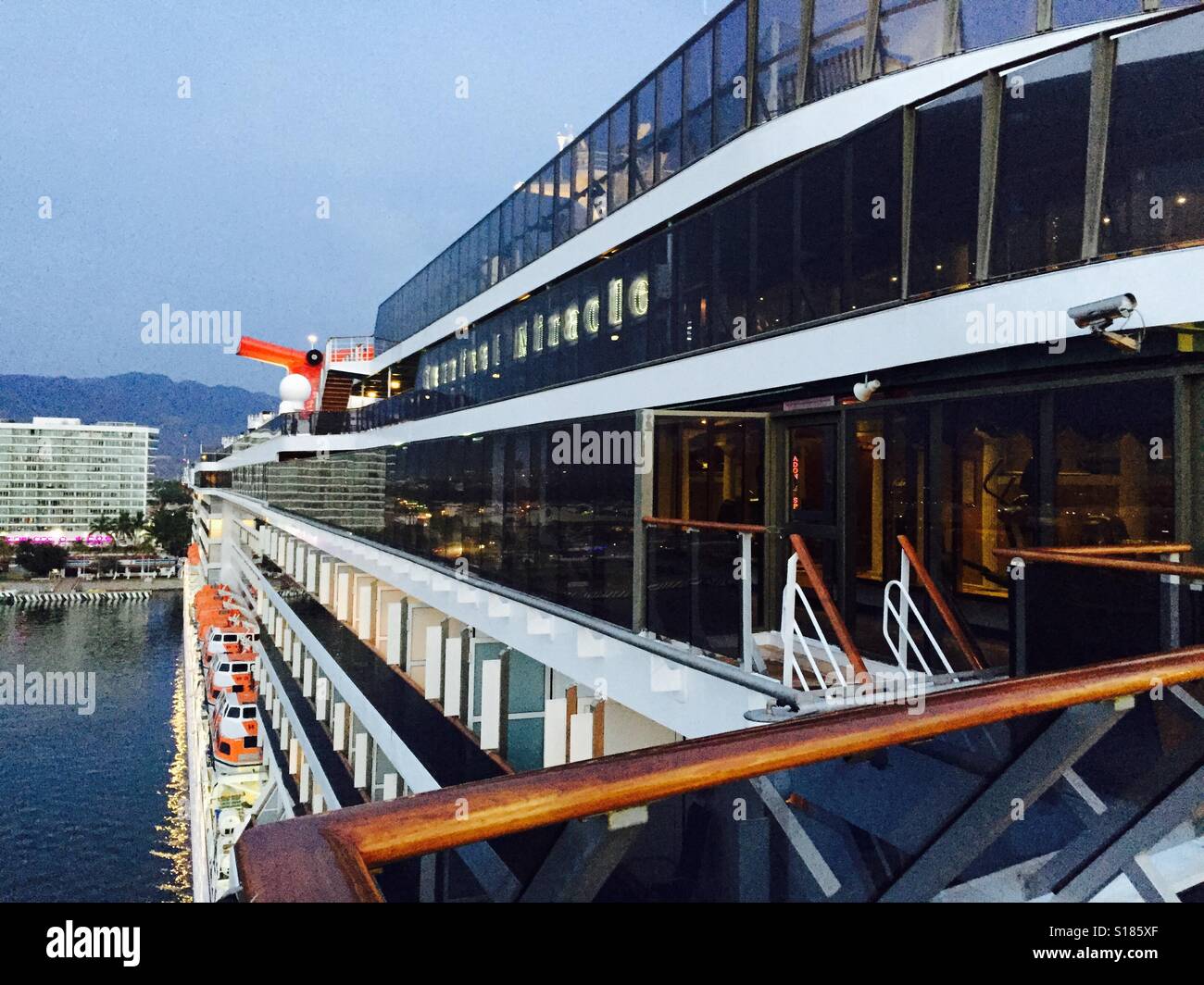 Kreuzfahrtschiff Stockfoto