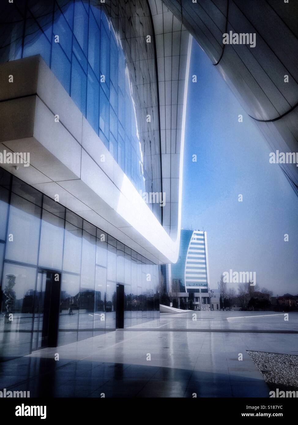 Heydar Aliyev Kulturzentrum in Baku, Aserbaidschan Stockfoto