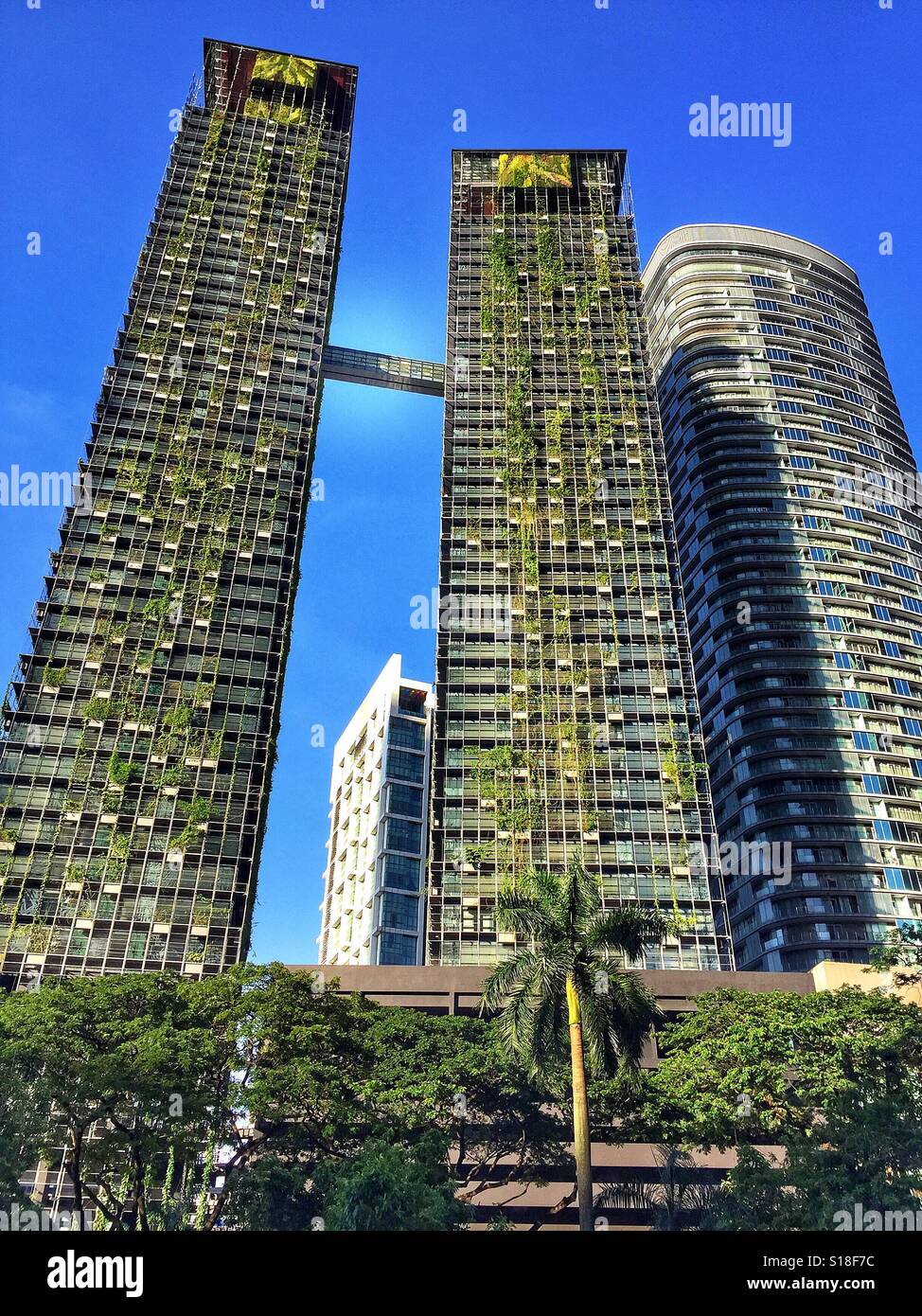 Eco friendly nachhaltigen Gebäuden in Kuala Lumpur Malaysia Stockfoto