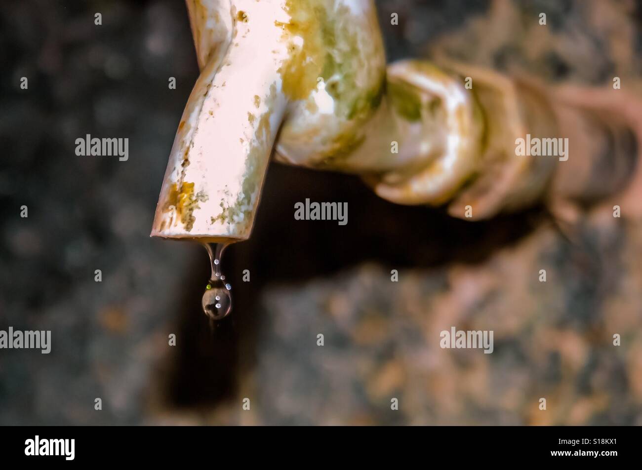 Wassertropfen Stockfoto