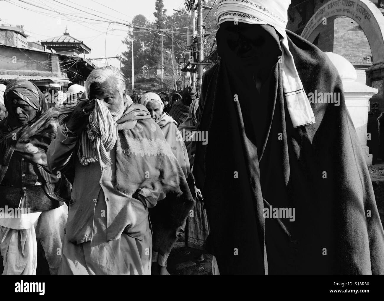 Pashupati, Kathmandu, 2017 Stockfoto