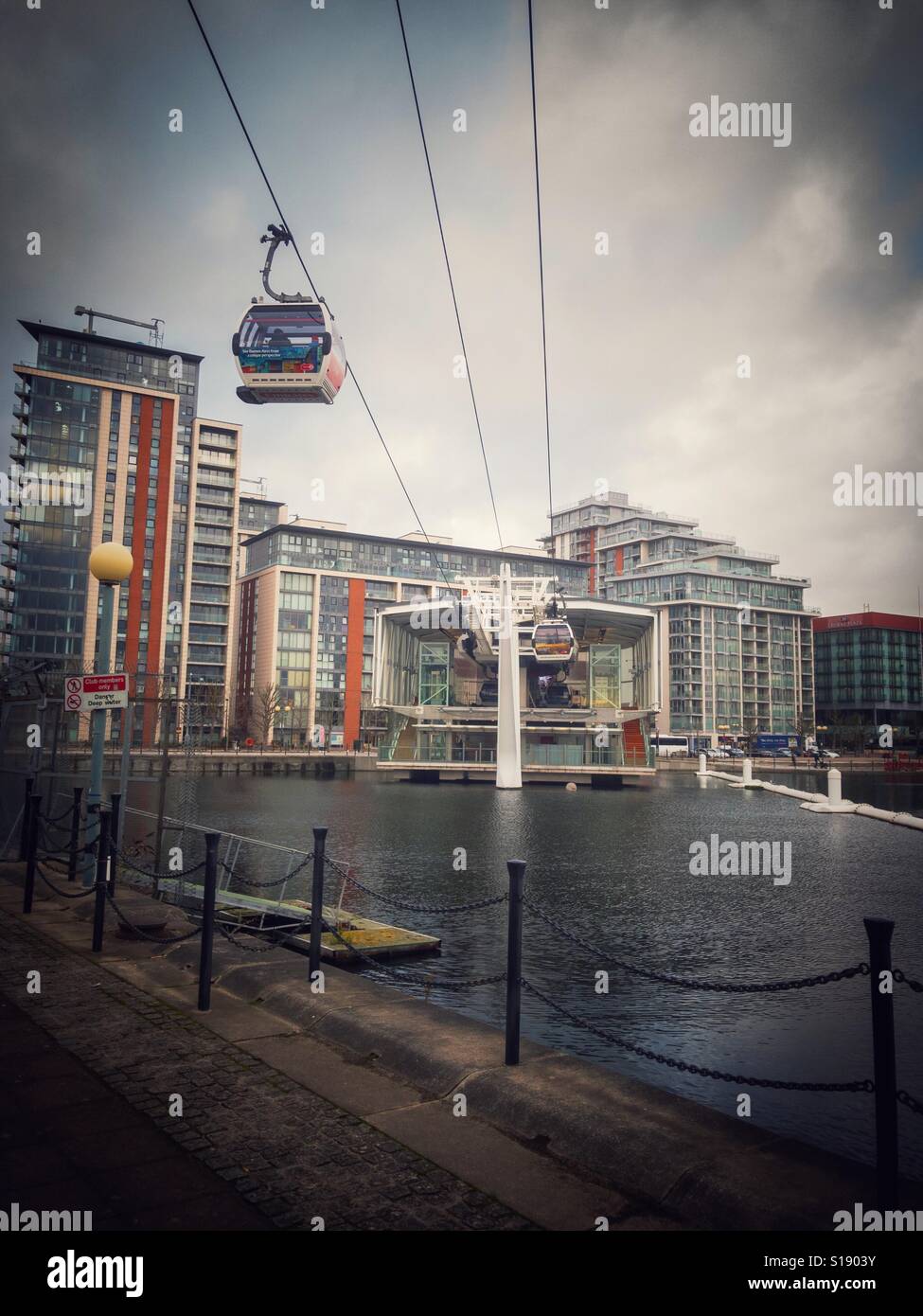 Emirates Air Line, London, uk Stockfoto