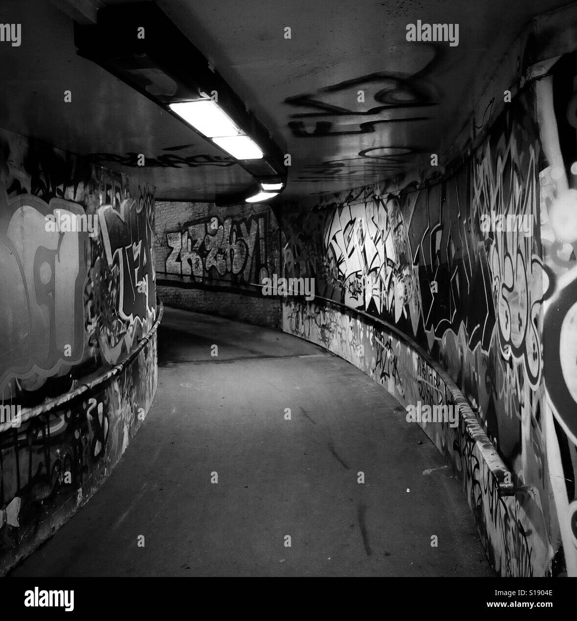 Subway Graffiti Stockfoto