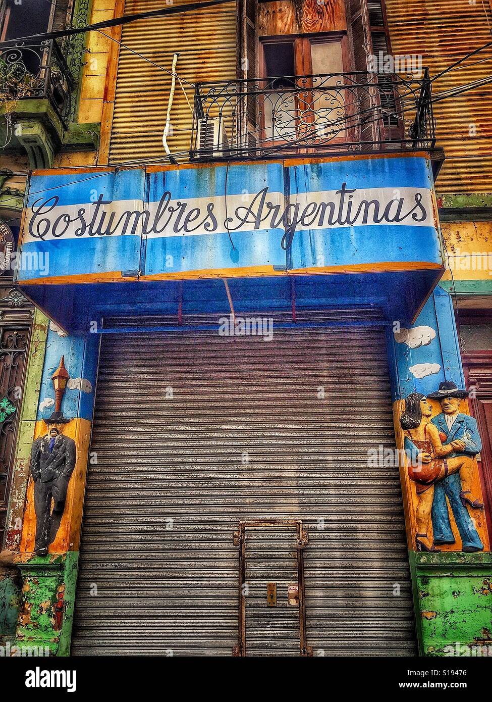 Caminito Straße, Buenos Aires, Argentinien Stockfoto