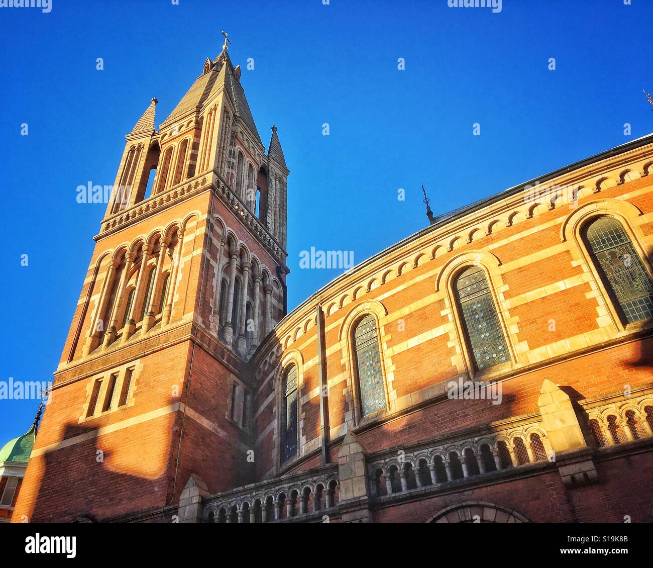 Die ukrainische katholische Kathedrale, dem ursprünglich die King wiegen Hauskapelle in Mayfair, London, UK. Stockfoto