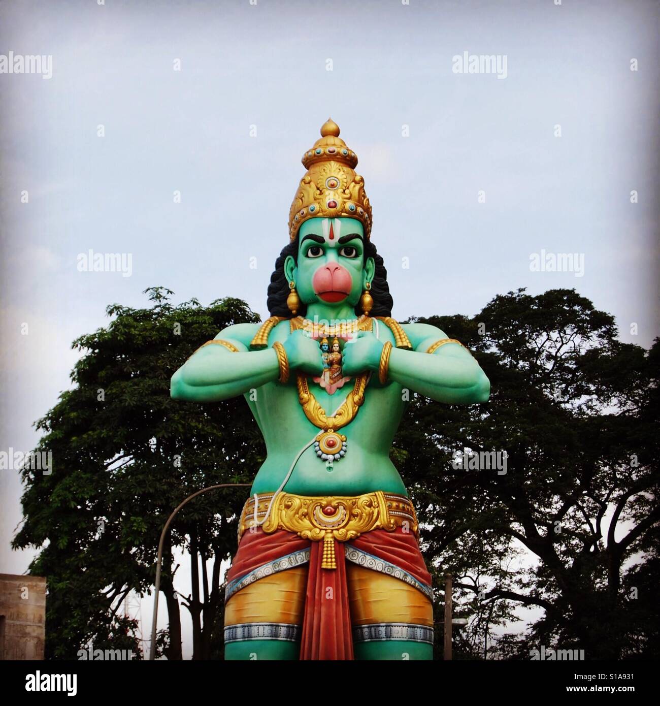 Hanuman - Smartphone-aufgenommenes Stockfoto Hanuman - Smartphone-aufgenommenes Stockfoto