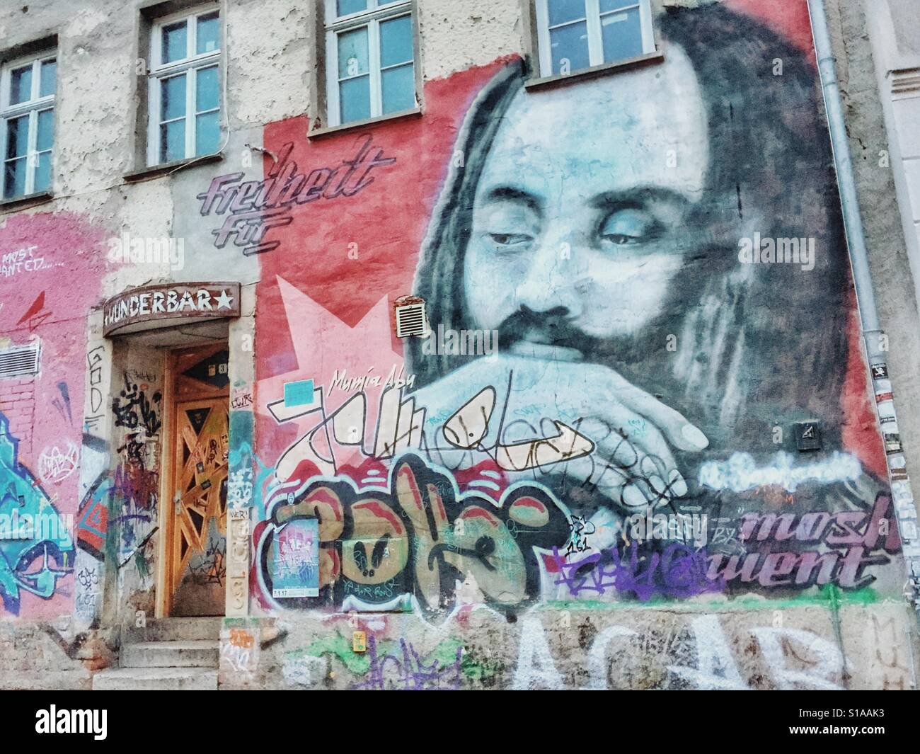 Street-Art in Weimar, Deutschland Stockfoto