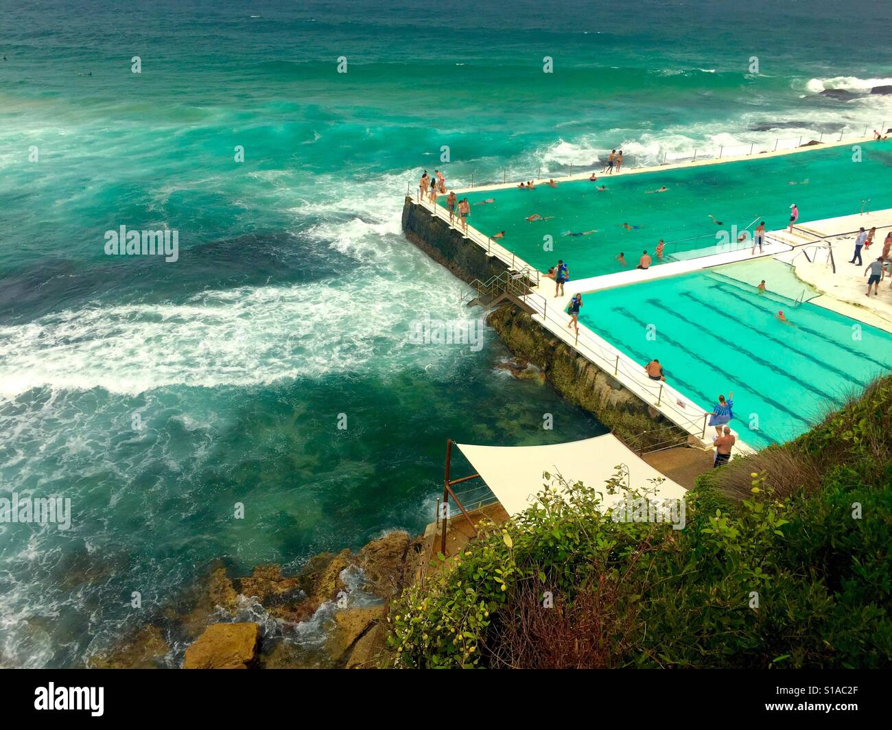 Eisberg, Oceanside, Schwimmbad, Bondi Beach, Sydney, Australien Stockfoto