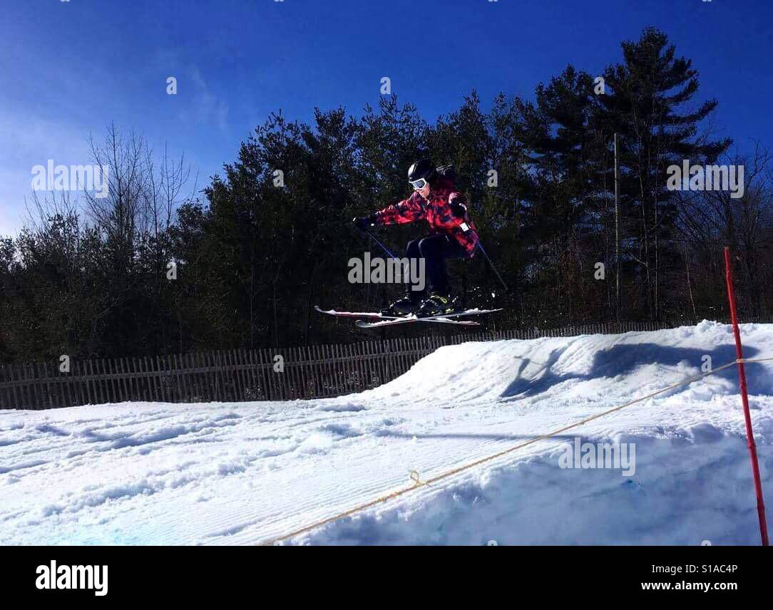 Ski jump Stockfoto