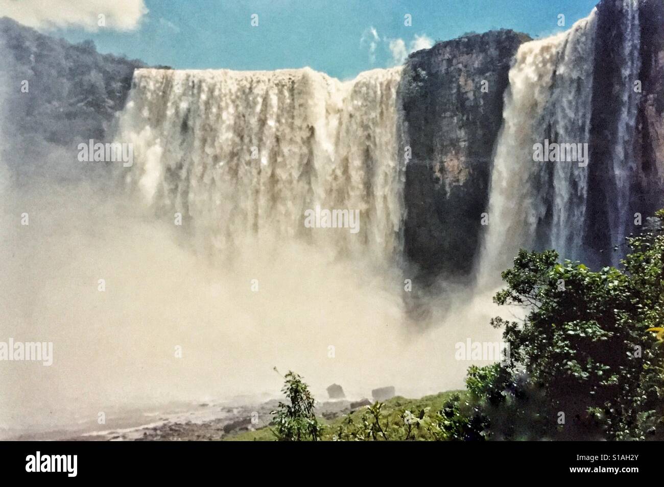 Aponwao Wasserfall - La Gran Sabana, Venezuela. Stockfoto