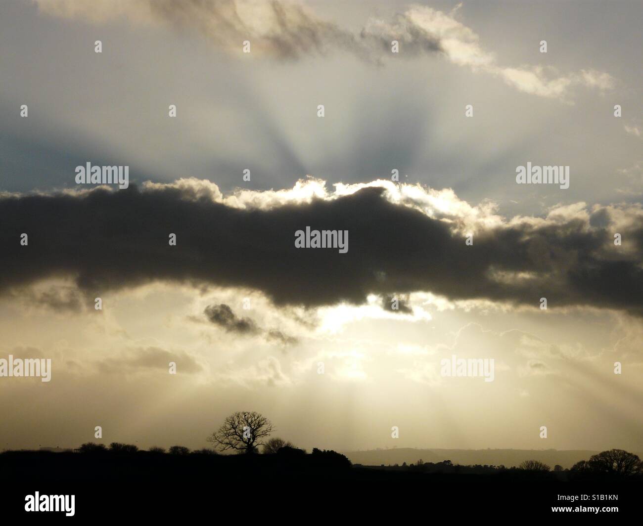 Shropshire-Landschaft Stockfoto