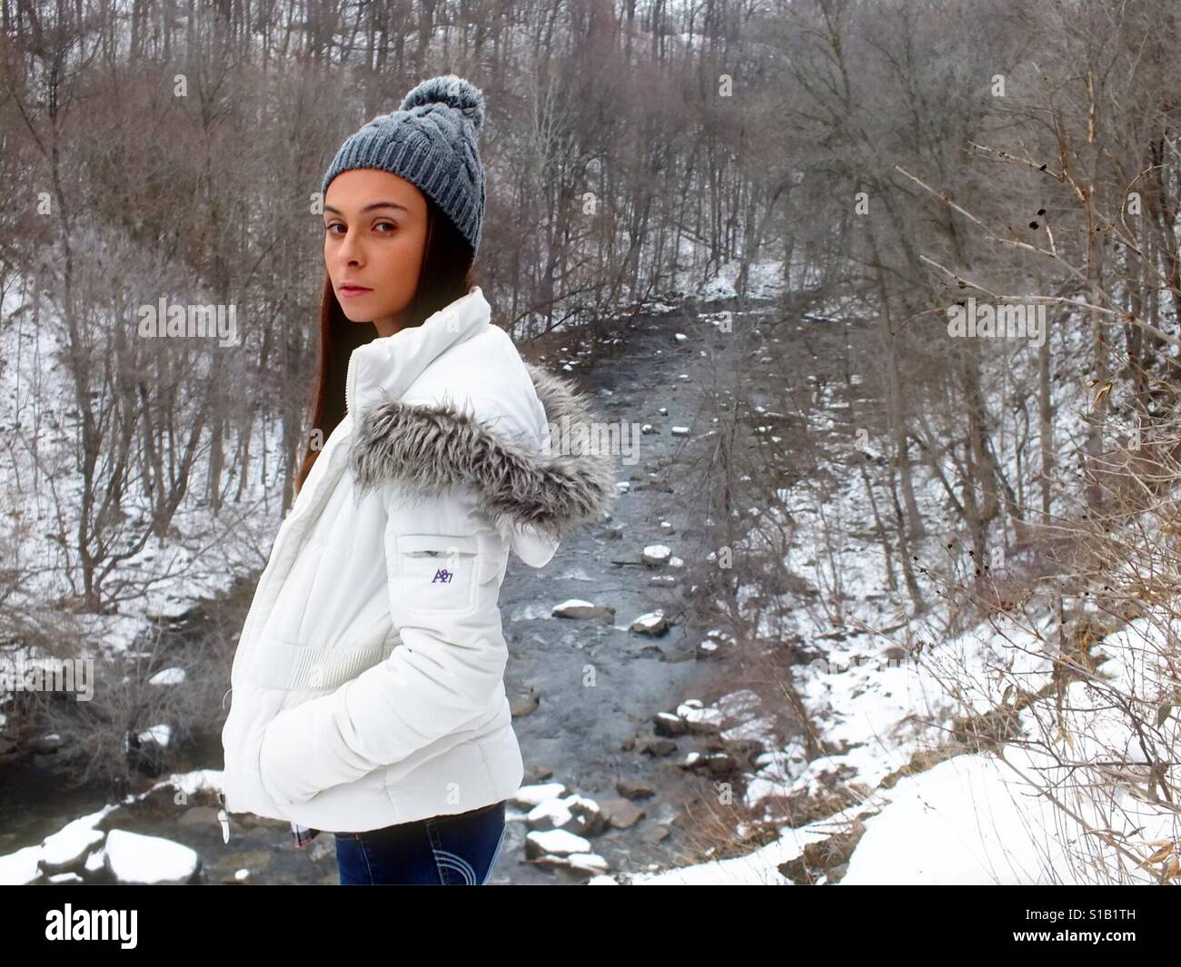 Winter-Porträts Stockfoto