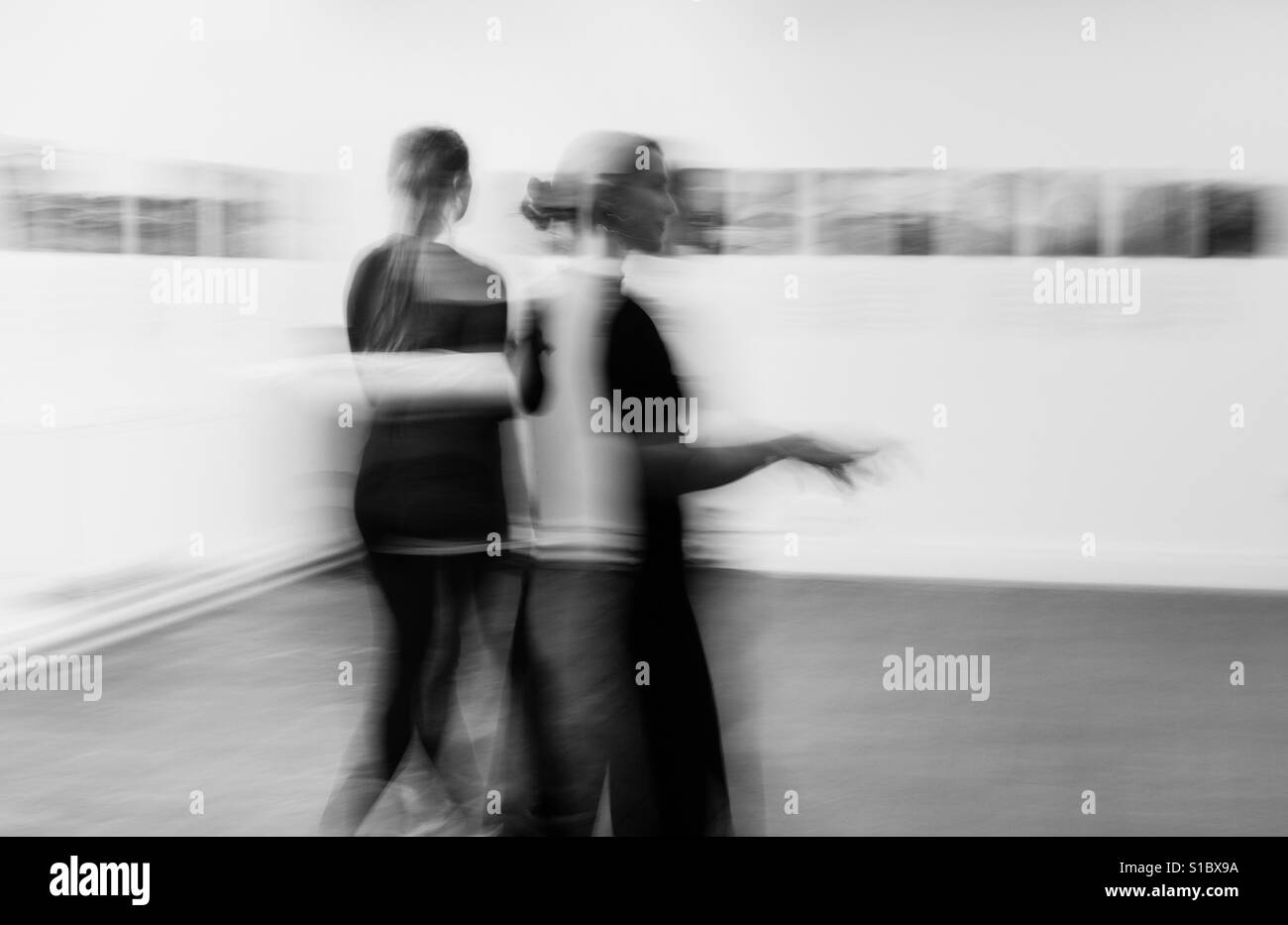 Tänzer in Bewegung Stockfoto