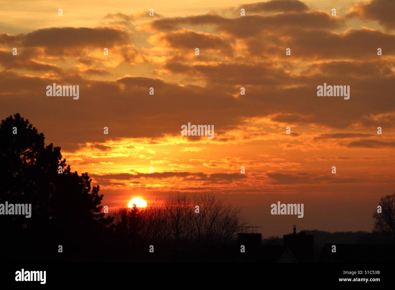 Ein weiteres meiner schönen Sonnenuntergang pictures😍 Stockfoto