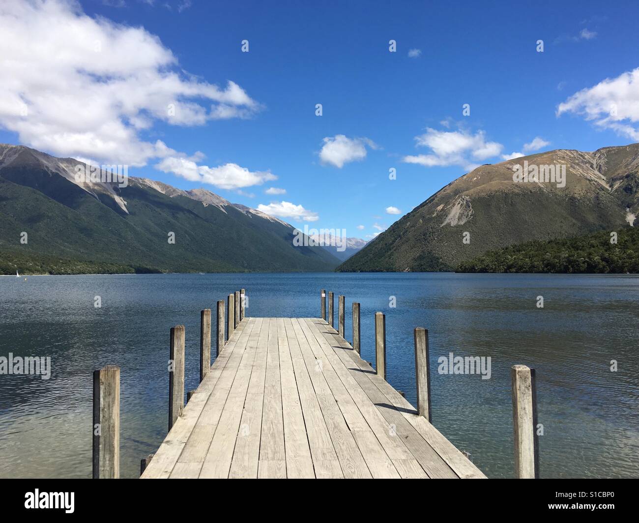 Lake Rotoiti - Neuseeland Stockfoto