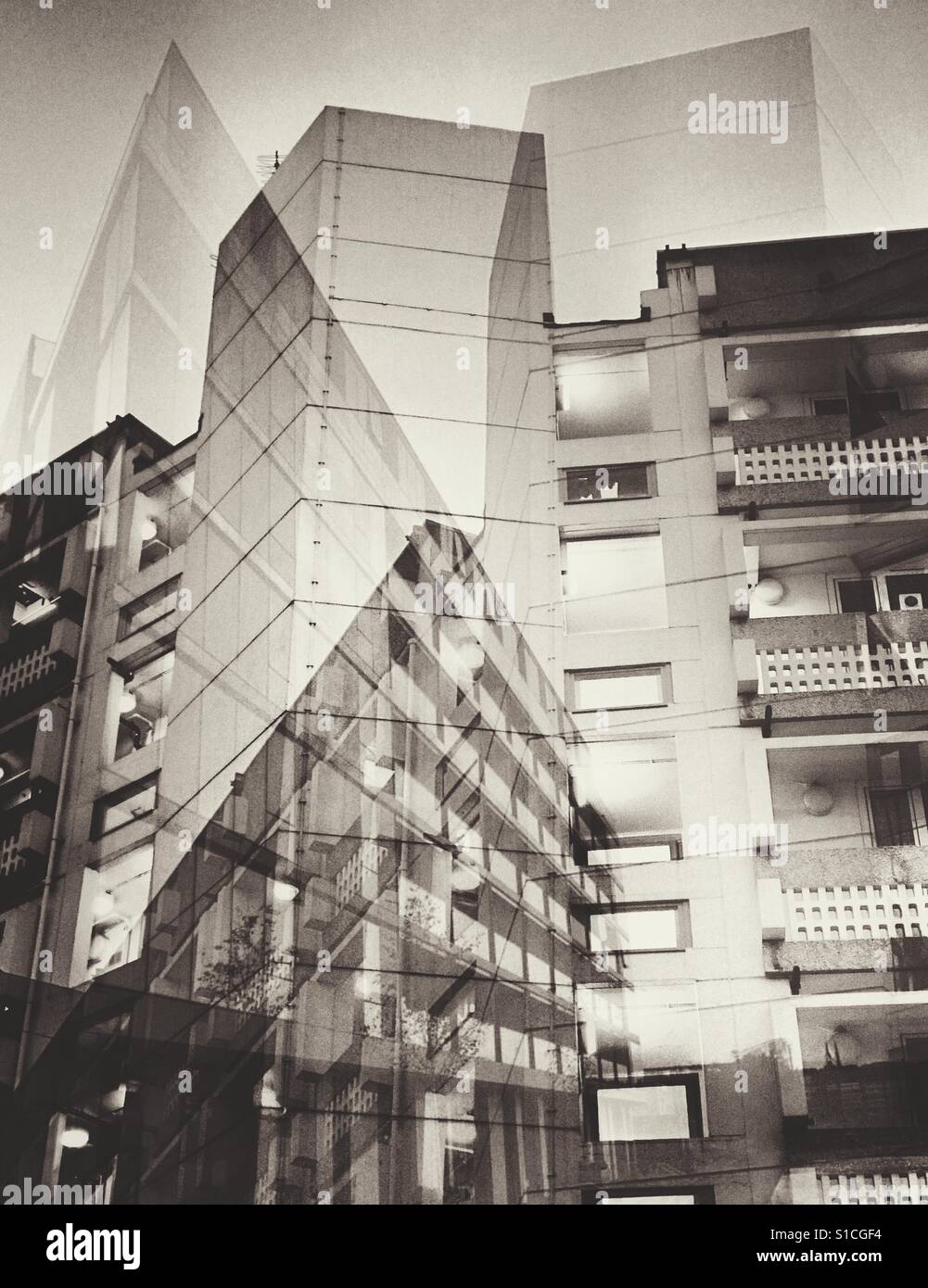 Eine Zusammenfassung der Gebäude der Stadt, London Stockfoto