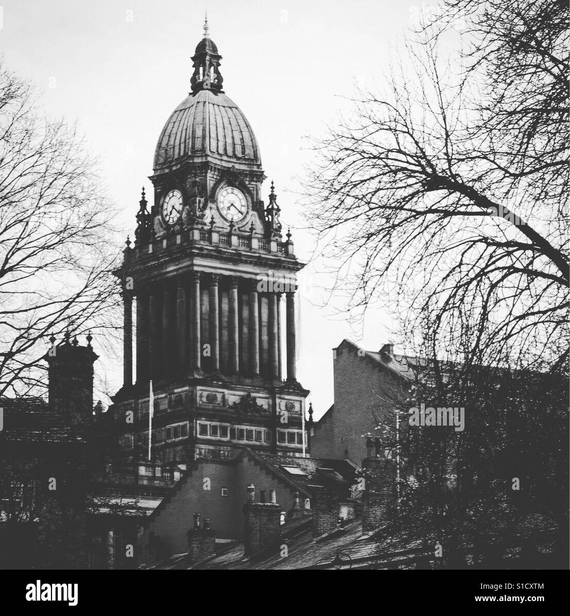 Rathaus von Leeds. Stockfoto