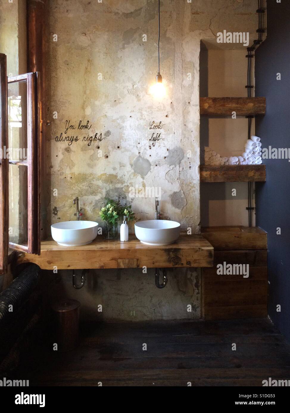 Schone Hipster Cafe Innenarchitektur Stockfoto Bild