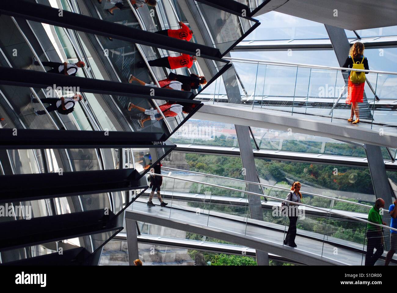 Das Reichstagsgebäude, Berlin, Deutschland Stockfoto