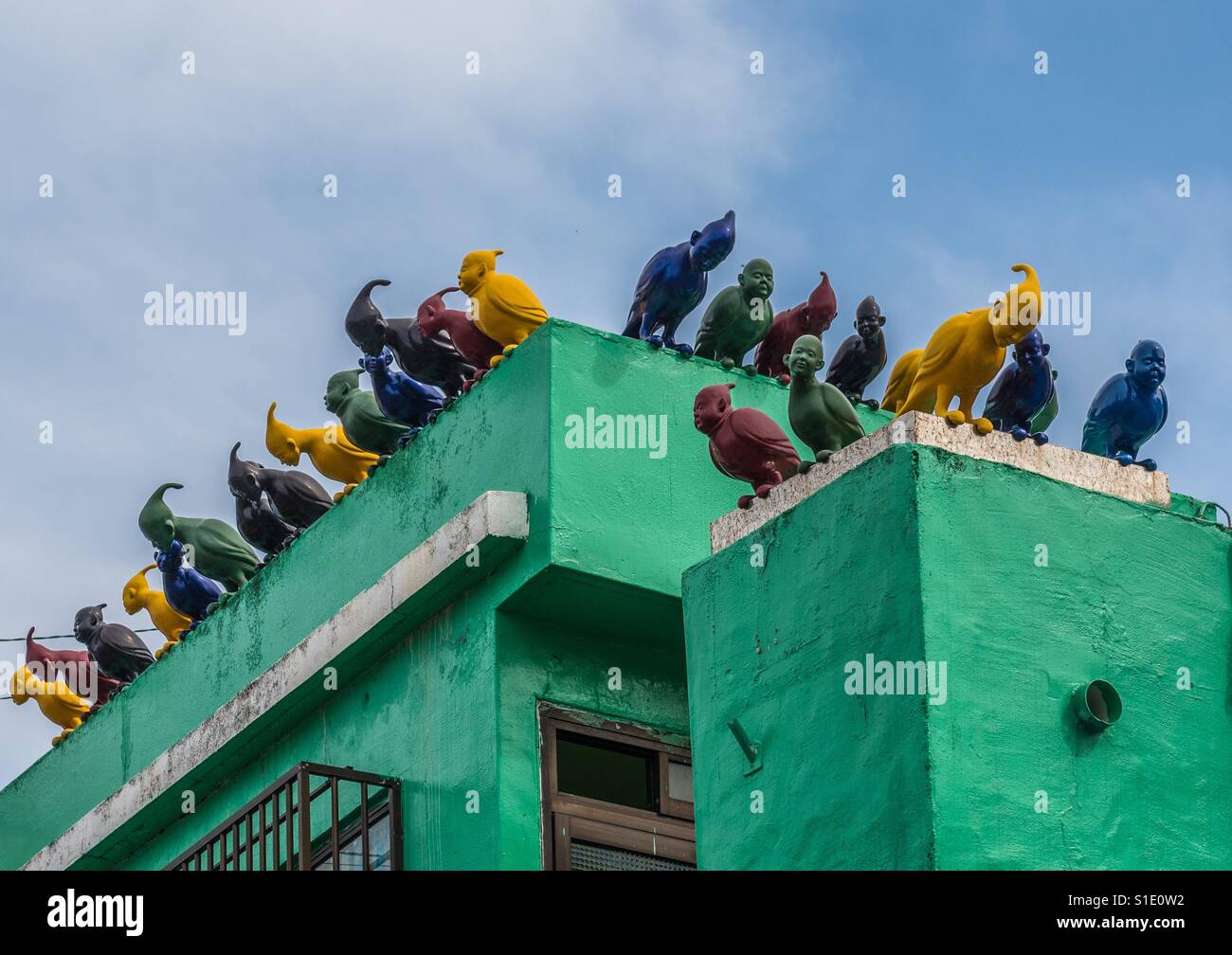 Gamcheon Culture Village Busan, Südkorea Stockfoto