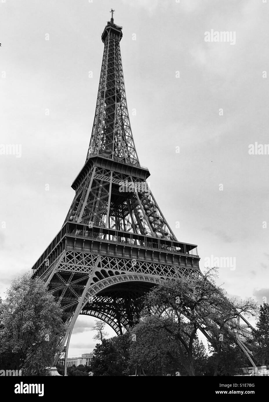 Eiffelturm Paris Frankreich Stockfoto