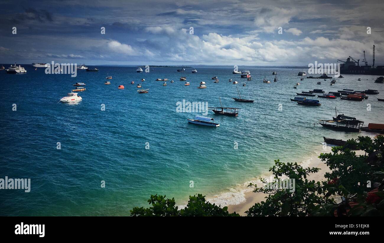 Eine Ansicht von Sansibar Stockfoto