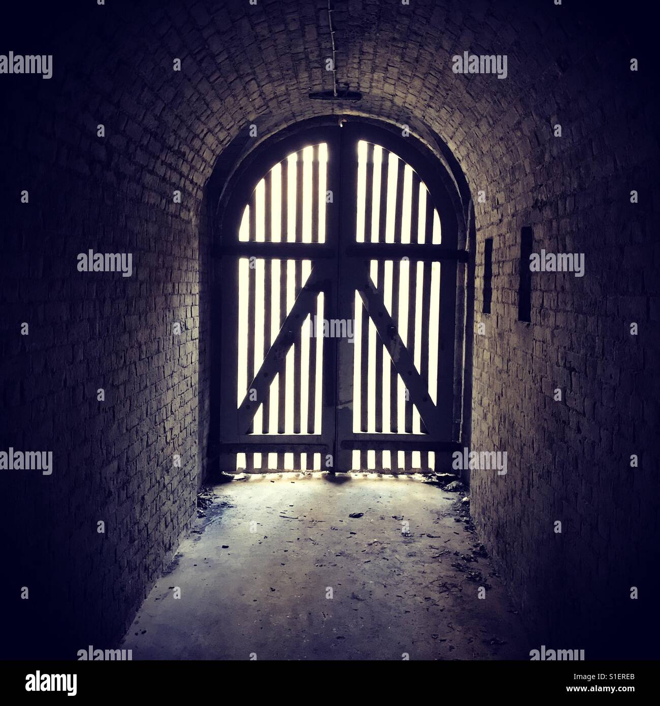 Tunnel-Tore Stockfoto