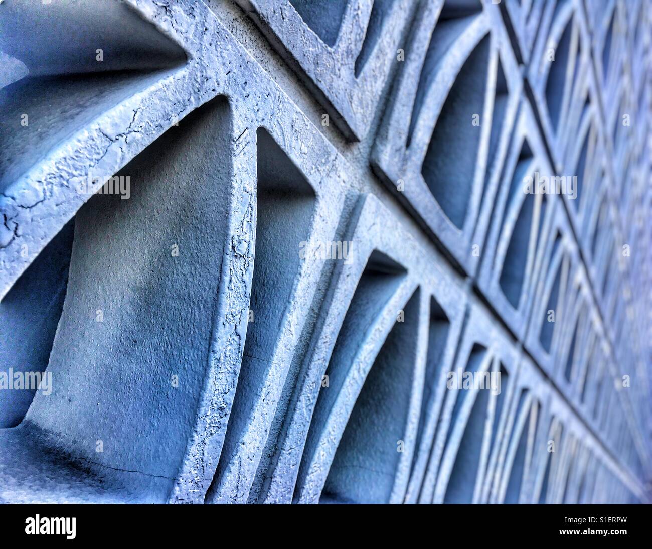 Ziegelmauer - Smartphone-aufgenommenes Stockfoto