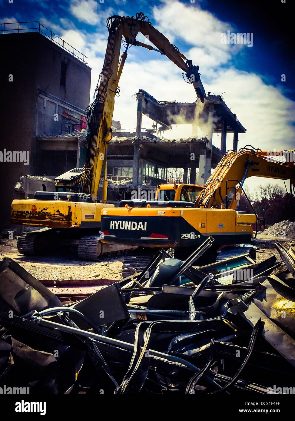 Ruinieren - Smartphone-aufgenommenes Stockfoto