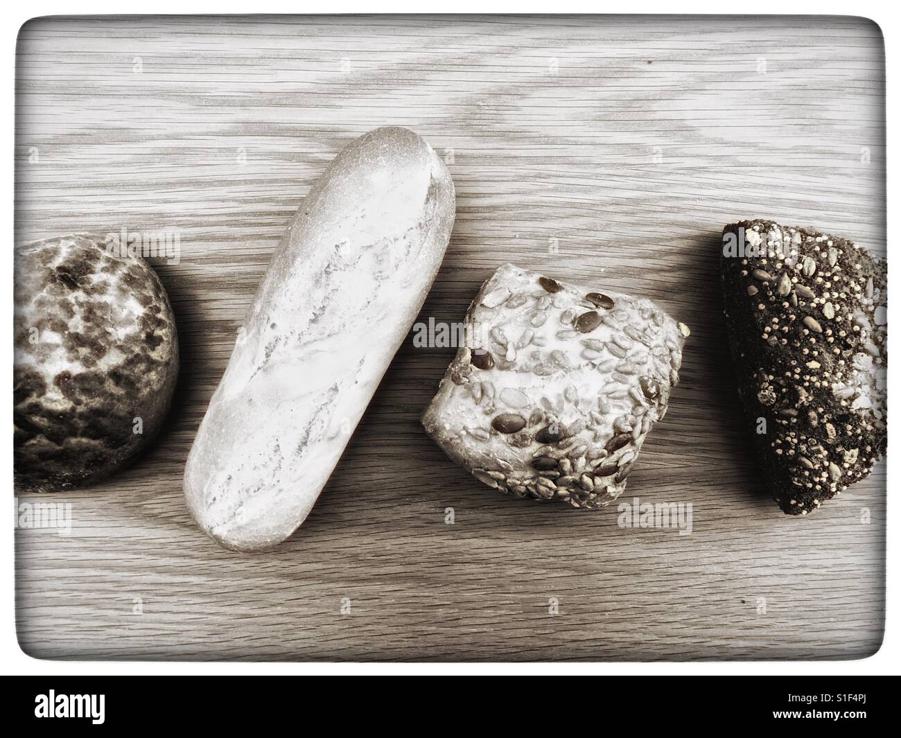 Brötchen - Smartphone-aufgenommenes Stockfoto