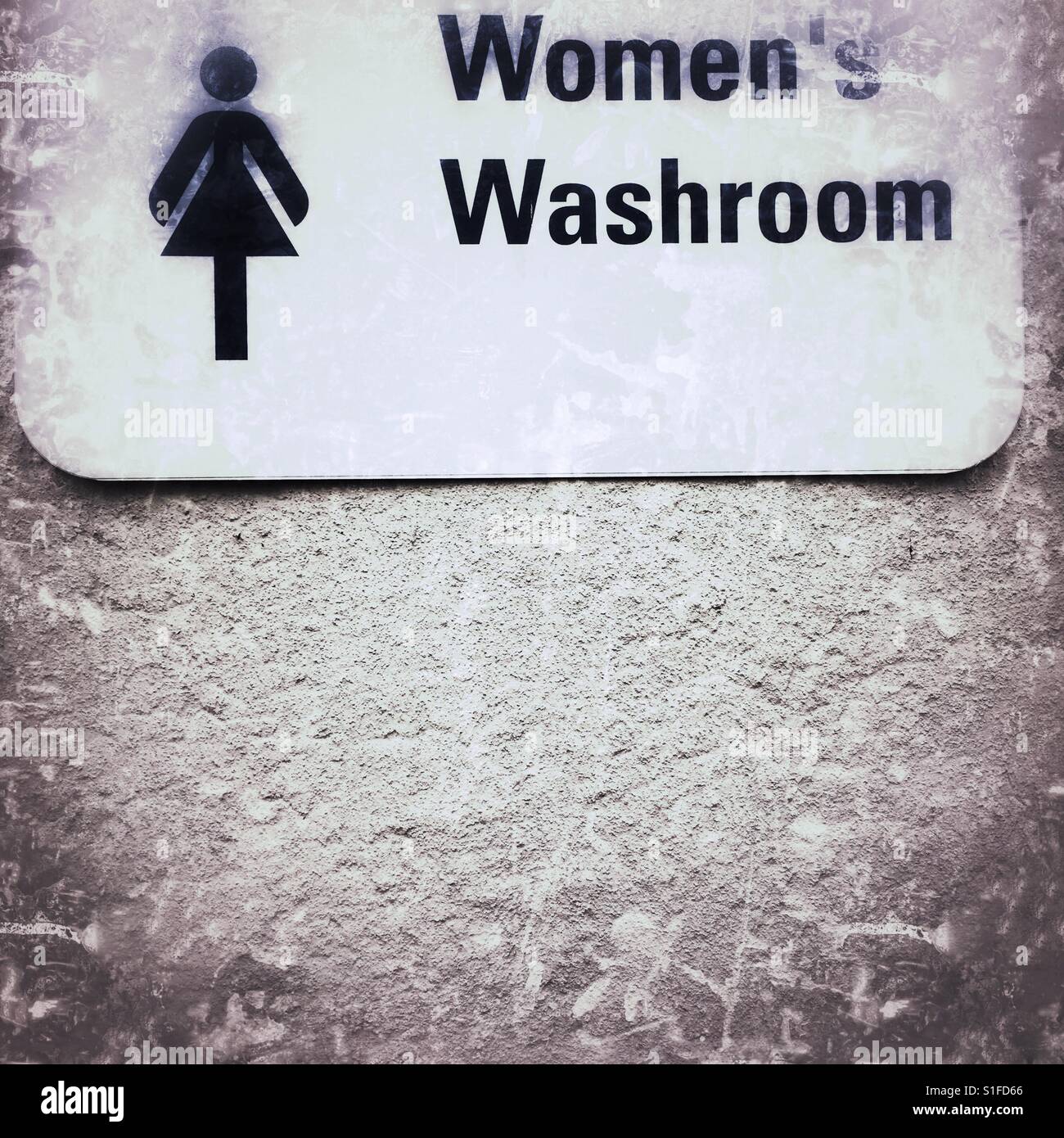 Frauen Waschraum Stockfoto