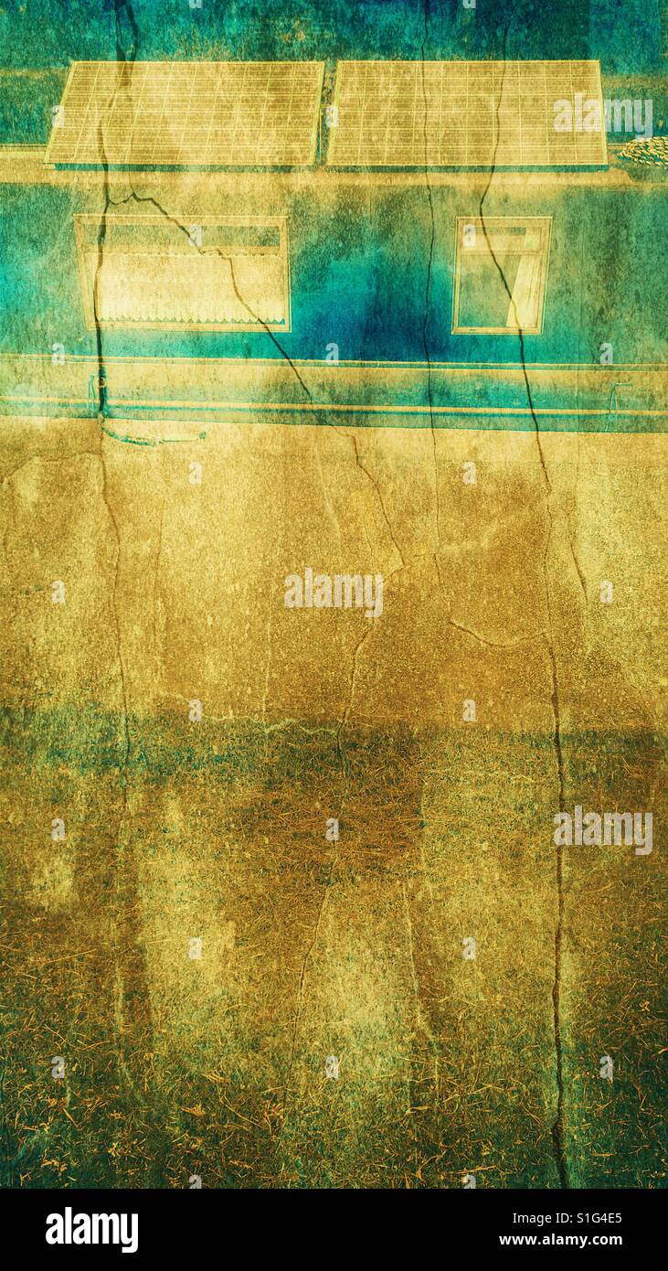 Risse in der Energiepolitik Stockfoto