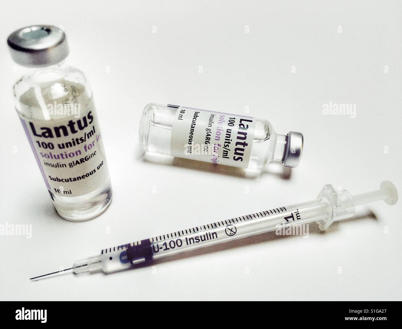 Lantus insulin Stockfotografie - Alamy
