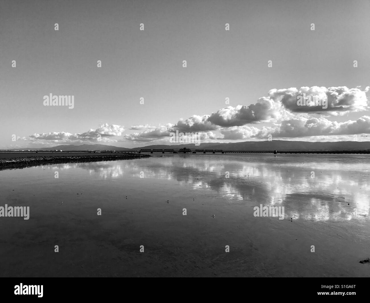 Reflektierende Wasser Stockfoto