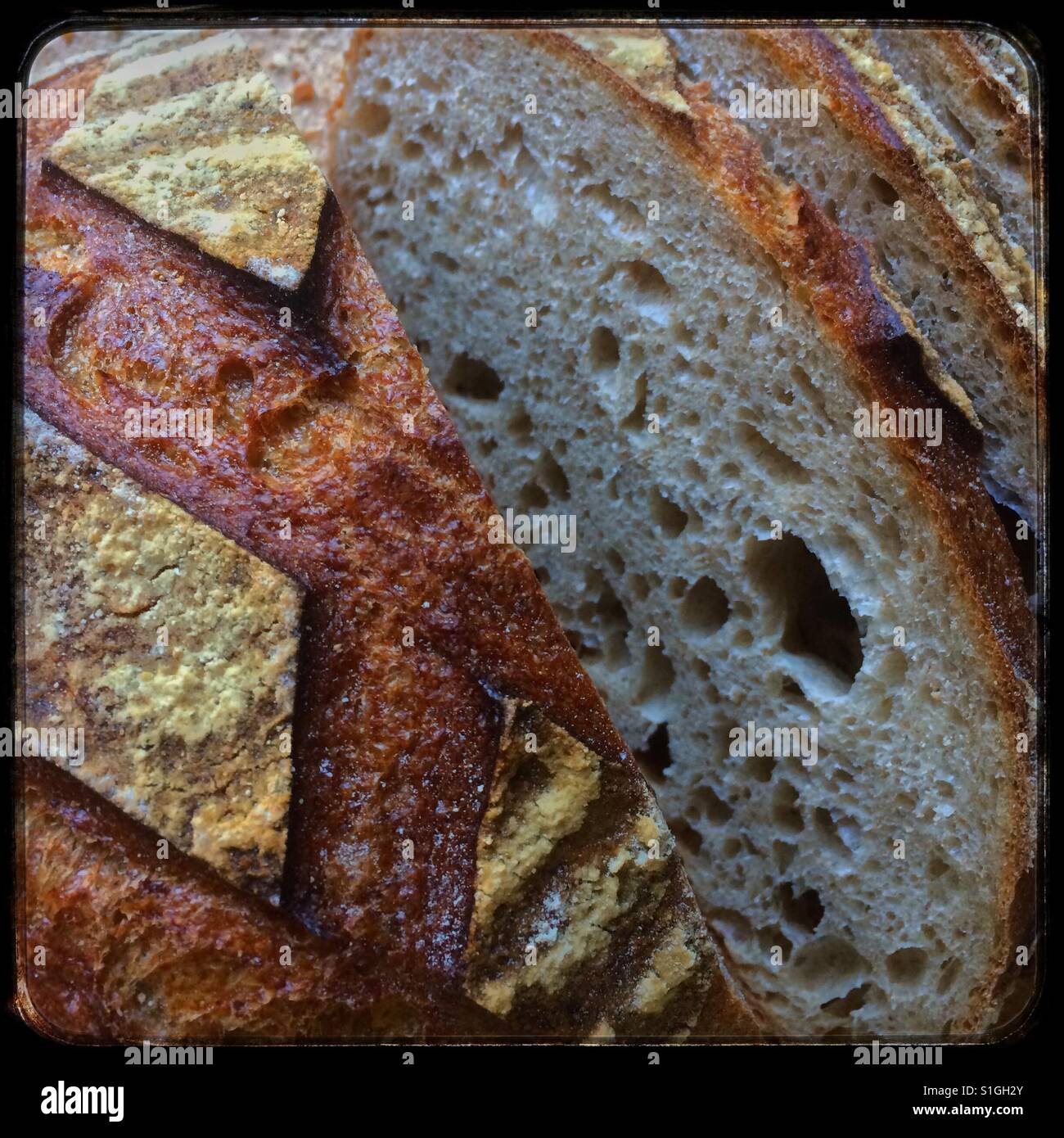 Sauerteig-Brot Stockfoto