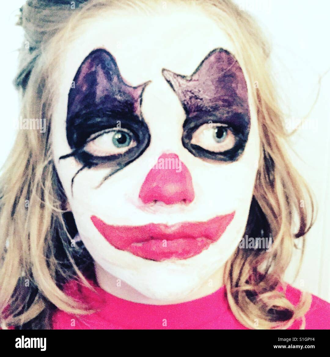 Traurige clown Stockfoto