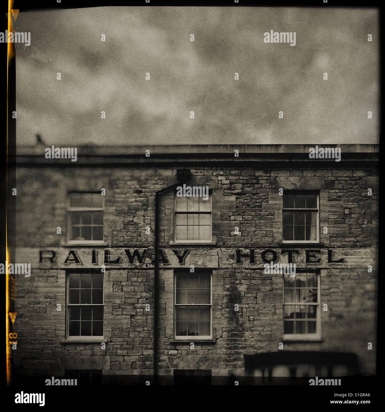 Railway Hotel , Nailsworth, Gloucestershire, England, Großbritannien Stockfoto