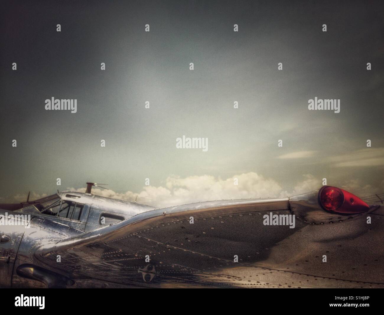 Vintage Flugzeug Stockfoto