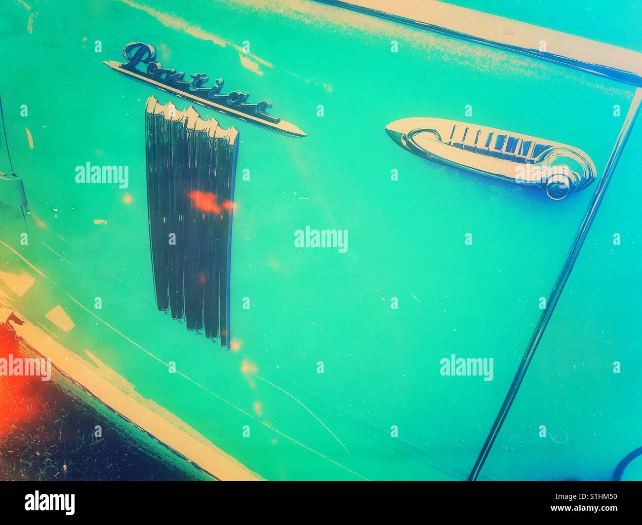 Pontiac - Smartphone-aufgenommenes Stockfoto