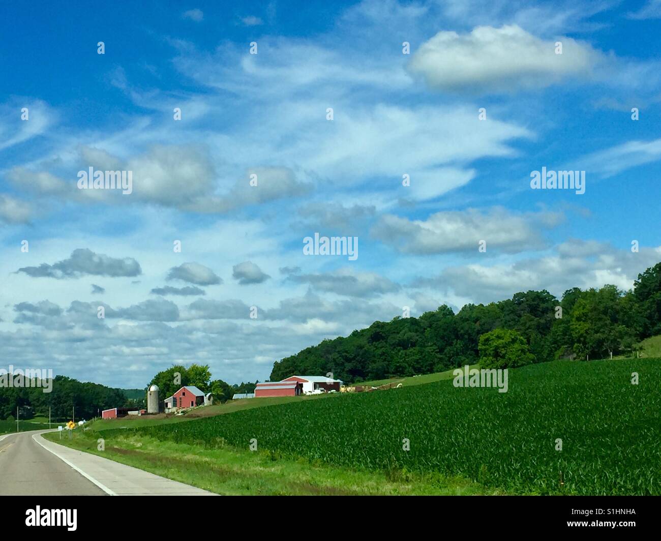 Minnesota Bauernhof Stockfoto