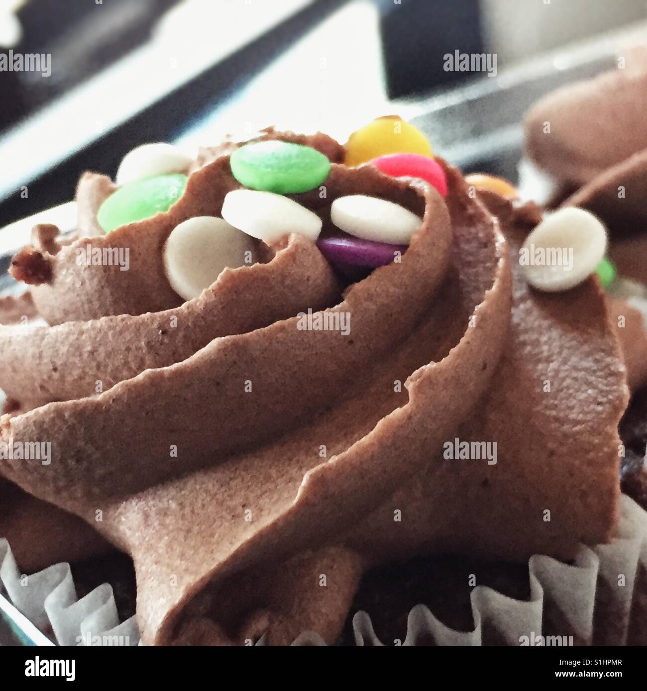 Mini-Cupcakes Stockfoto