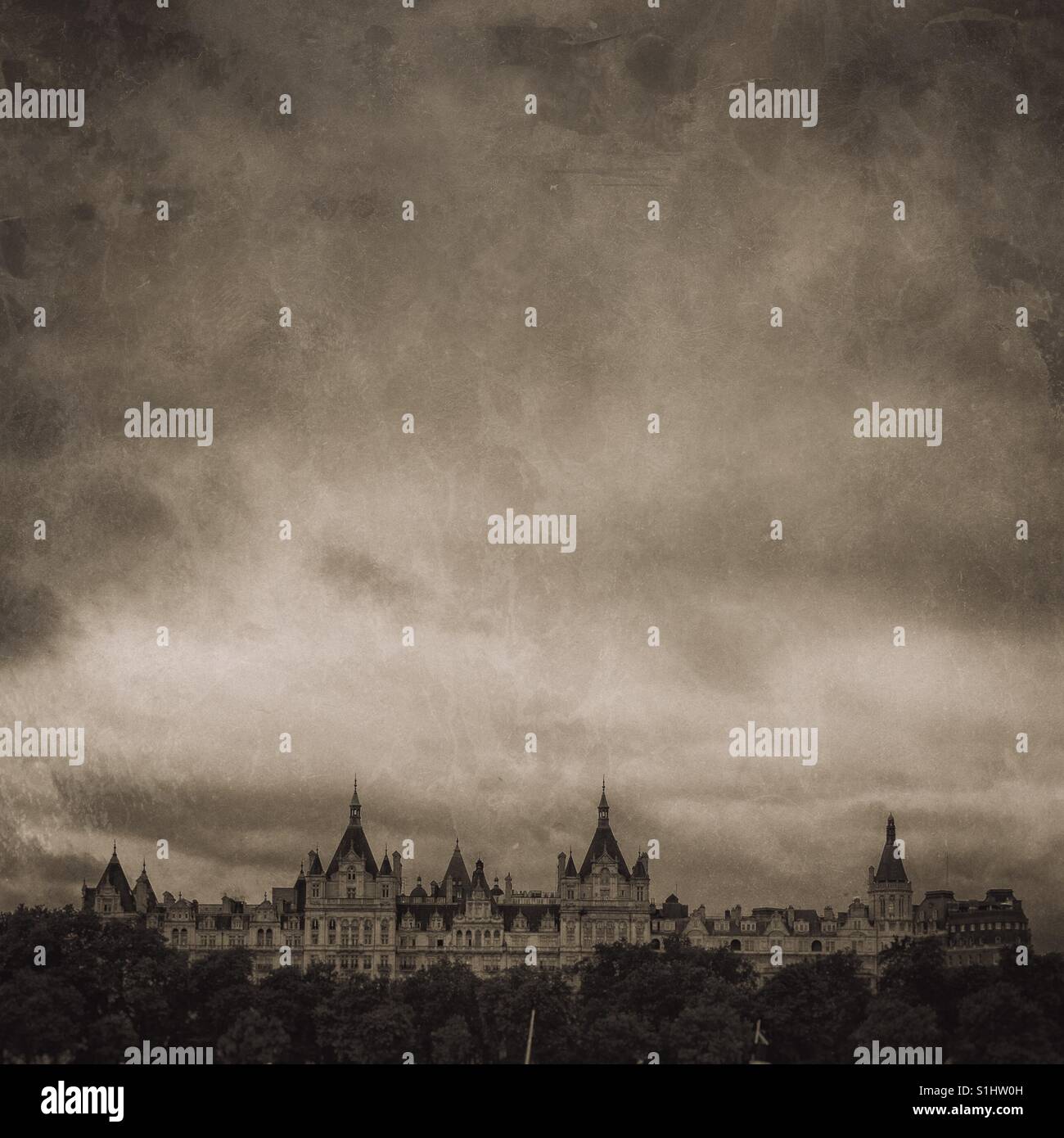 Whitehall Court, London, UK Stockfoto