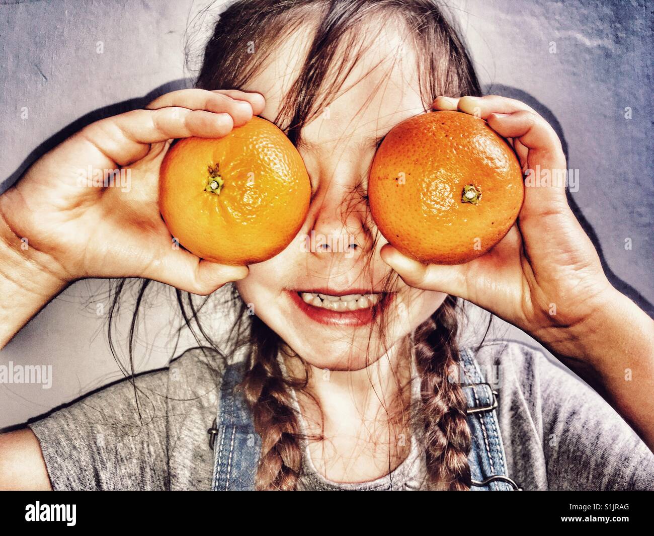 Tangerine dream - Smartphone-aufgenommenes Stockfoto