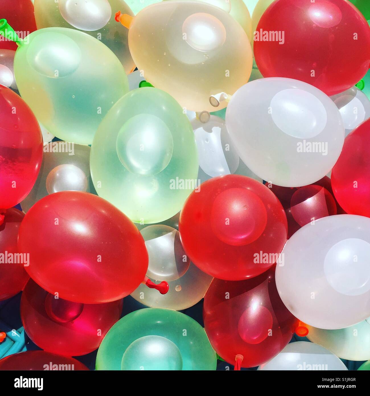 Sehr bunte Ballons von k.r. Stockfoto