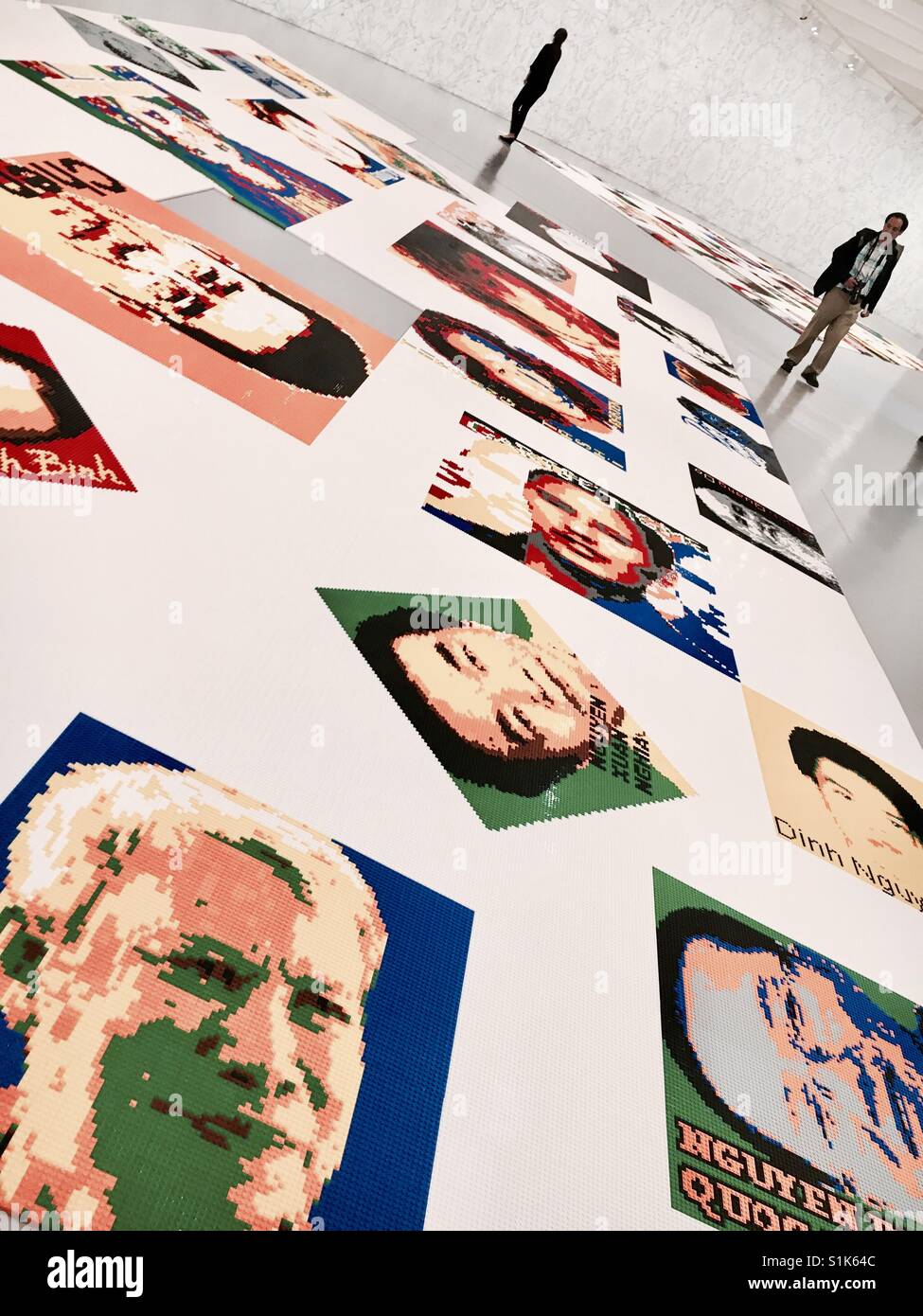 Ai WeiWei Trace Kunstausstellung Stockfoto