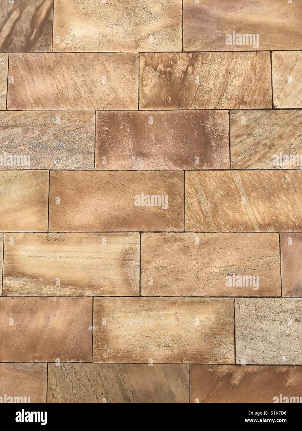 Beige gekachelter Hintergrund Stockfoto