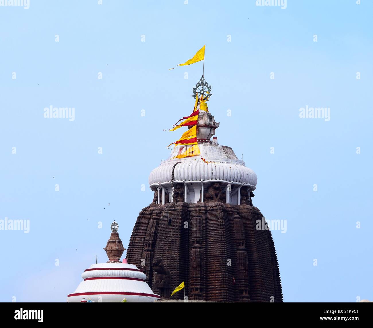 Jagannath-Tempel in Puri Indien - Smartphone-aufgenommenes Stockfoto Jagannath-Tempel in Puri Indien - Smartphone-aufgenommenes Stockfoto