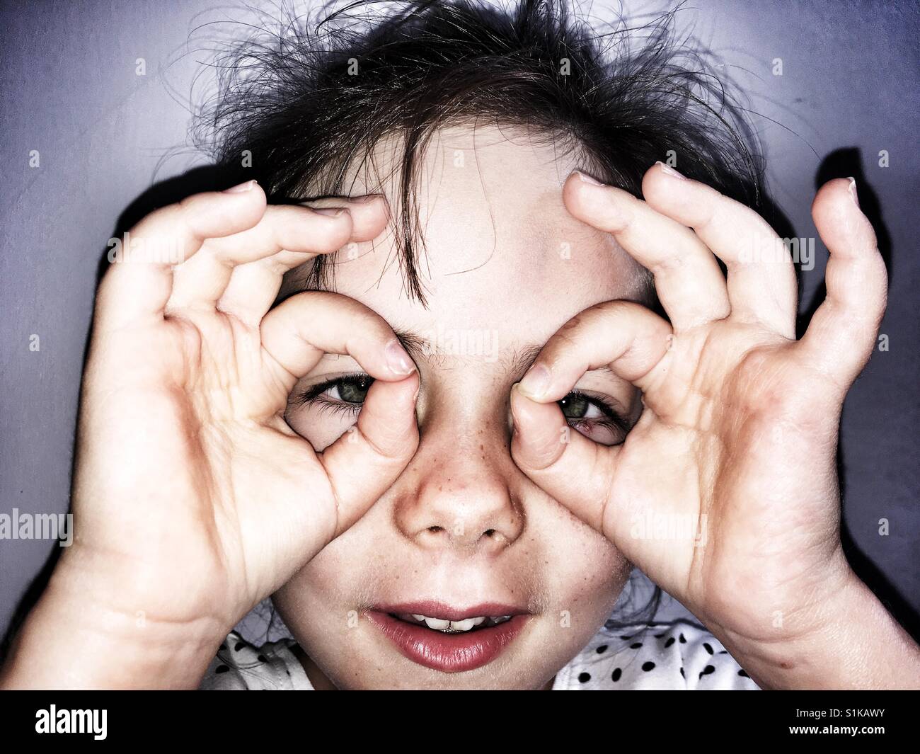 Ein Schauspiel von sich selbst Stockfoto